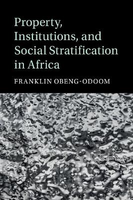 Property, Institutions, and Social Stratification in Africa by Franklin Obeng-Odoom