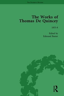 The Works of Thomas De Quincey, Part III vol 18 book