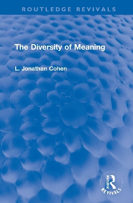 The Diversity of Meaning book