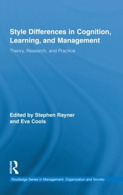 Style Differences in Cognition, Learning, and Management by Stephen Rayner
