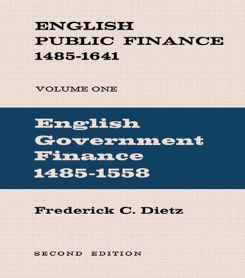 English Public Finance: English Government Finance book