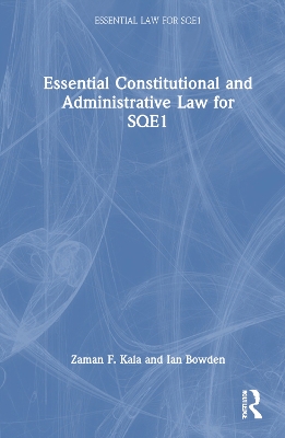 Essential Constitutional and Administrative Law for SQE1 book