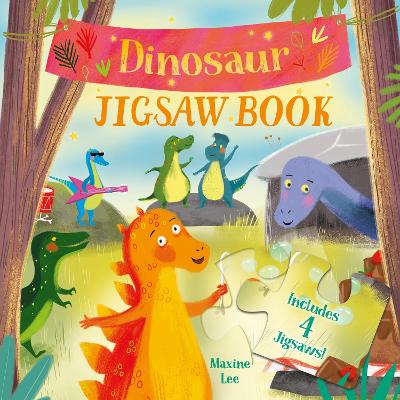 Dinosaur Jigsaw Book: Includes 4 Jigsaws! book