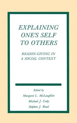 Explaining One's Self to Others by Margaret L. McLaughlin