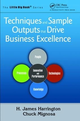 Techniques and Sample Outputs that Drive Business Excellence book