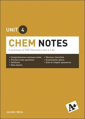 A+ Chemistry Notes VCE Unit 4 book