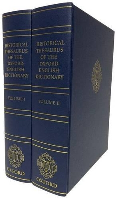 Historical Thesaurus of the Oxford English Dictionary book