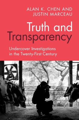 Truth and Transparency: Undercover Investigations in the Twenty-First Century book