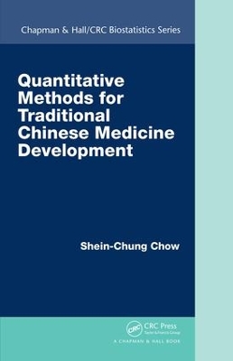 Quantitative Methods for Traditional Chinese Medicine Development book